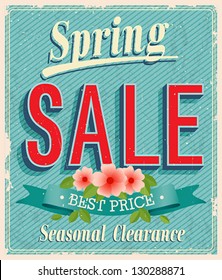 Vontage card - Spring Sale.