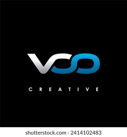 VOO Letter Initial Logo Design Template Vector Illustration