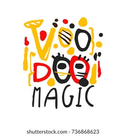 Voodoo African and American magic logo text