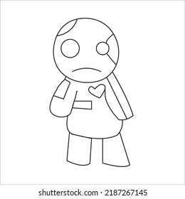 Voodoo Coloring page for kids