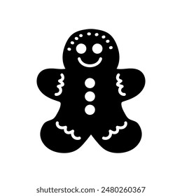 Voodoo Cookie Glyph Icon, Vector illustration