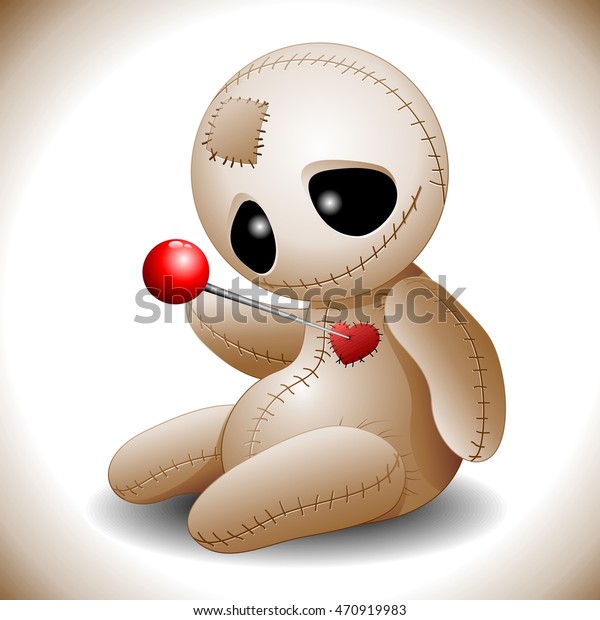 Voodoo Doll Cartoon Love Stock Vector (Royalty Free) 470919983 ...