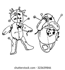 Voodoo Doll. Halloween.