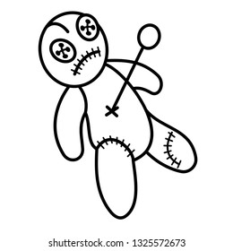 A voodoo doll icon