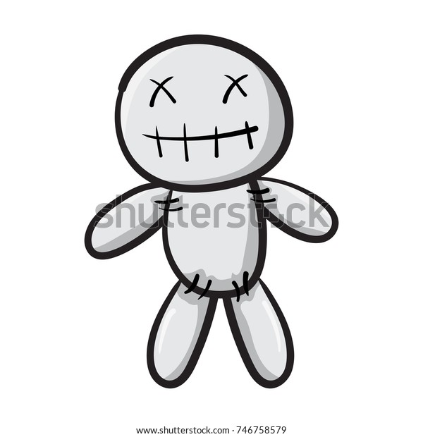 white voodoo doll