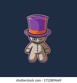 voodoo doll vector design for video games