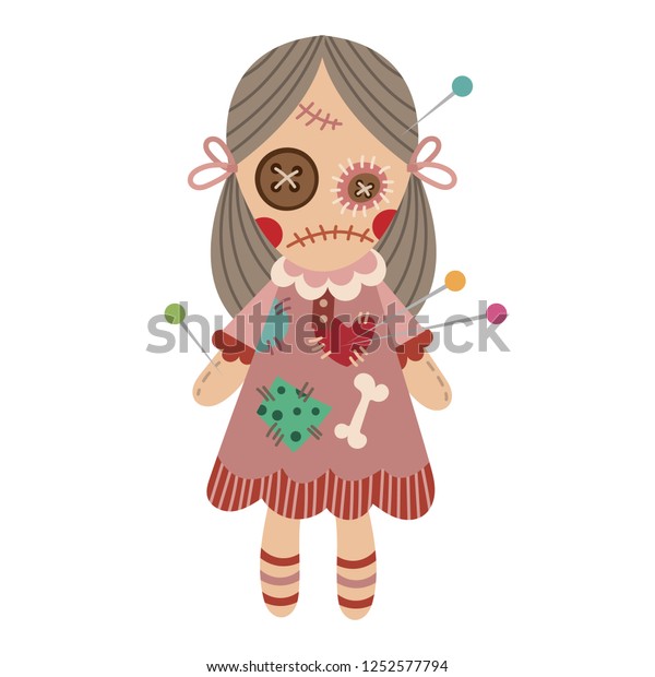 Voodoo Doll Vector Illustration Isolated On Stock Vector Royalty Free 1252577794 Shutterstock 7761