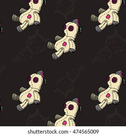 Voodoo dolls pattern
