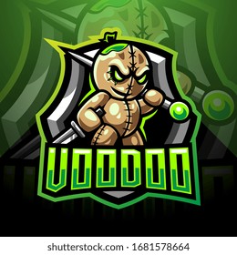 Voodoo Esport Mascot Logo Design