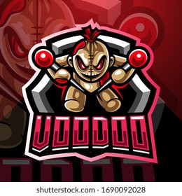 Voodoo Esport Mascot Logo Design