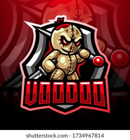 Voodoo Esport Mascot Logo Design