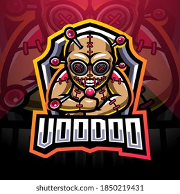 Voodoo esport mascot logo design