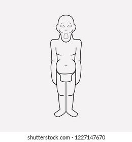 Voodoo icon line element. Vector illustration of voodoo icon line isolated on clean background for your web mobile app logo design.