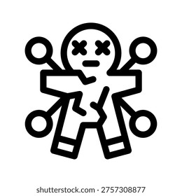 Voodoo Icon Vector Symbol