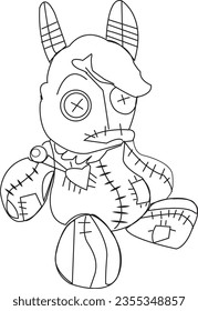 voodoo Pastel goth Coloring page for Children