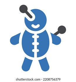 ilustración de voodoo Vector en un fondo transparente. Símbolos de calidad premium. Icono vector de gílifo para el concepto y diseño gráfico.