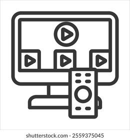 Vop Outline Icon Vector Illustration