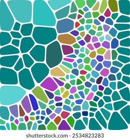 Voronoi arte abstrata bloco estrutura padrão plano de fundo design