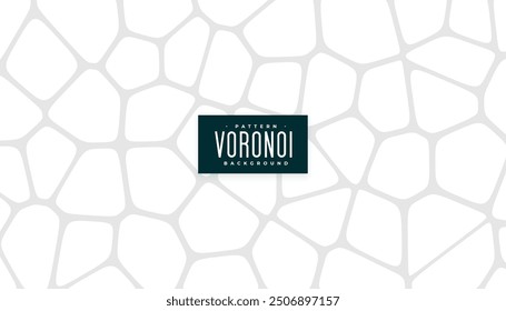 voronoi block structure pattern background with connected lines vector