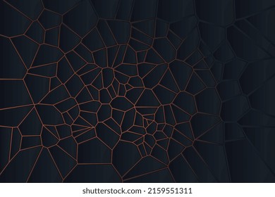 El diagrama de Voronoi bloquea el patrón celular. Diseño de fondo geométrico en estilo abstracto