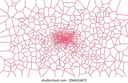 Voronoi grid for anything. Vector eps 10