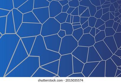 Voronoi Pattern Lines Mesh Background