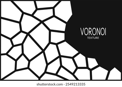 Voronoi vector,Voronoi Texture stone arrangement background,Cracked glass mosaic