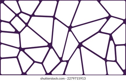 Voronoi,Geometric shapes vector pattern background forming stone foundation array.