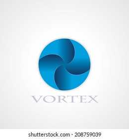vortex abstract icon. template logo design. vector eps10