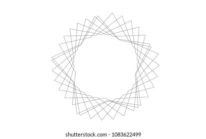 vortex background, star spiral rotation effect black and white swirl, twirl