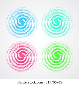 Vortex background vector.
