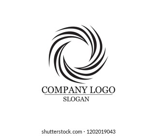 Vortex Black Logo Vector Stock Vector (Royalty Free) 1202019043 ...