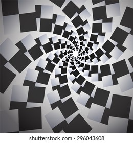 vortex black and white design background vector spiral