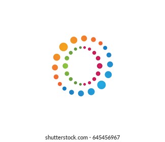 Vortex circle business logo