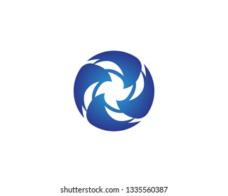 Vortex Circle Icon Logo