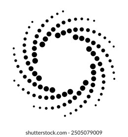 vortex circle logo design element icon