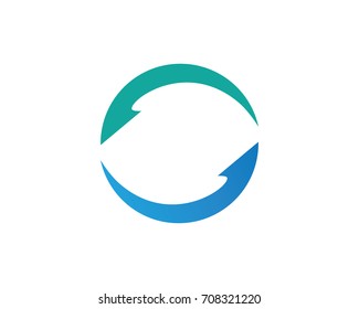 Vortex circle logo and symbols