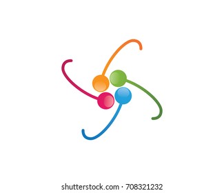 Vortex circle logo and symbols