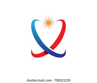 Vortex circle logo and symbols