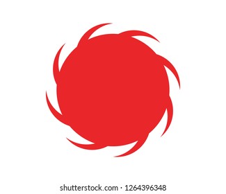 vortex circle logo and symbols template icons app