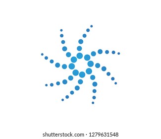 vortex circle logo and symbols template icons 