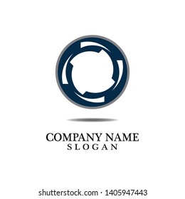 Vortex circle logo and symbols template icons app
