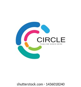 vortex circle logo and symbols template icons 