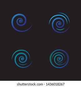 vortex circle logo and symbols template icons 