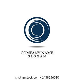 Vortex circle logo and symbols template icons app