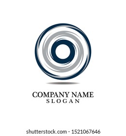 Vortex circle logo and symbols template icons app