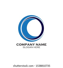 vortex circle logo and symbols template icons
