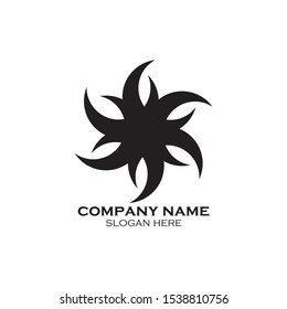 vortex circle logo and symbols template icons
