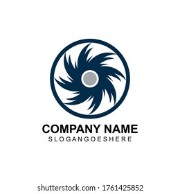 Aplicación para iconos de plantilla de símbolos y logotipo de círculo Vortex