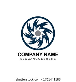 Vortex circle logo and symbols template icons app